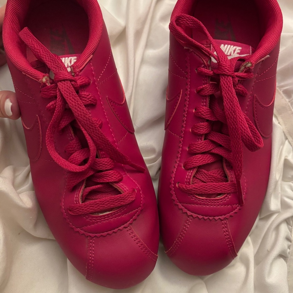 Nike Cortez Wild Cherry Sneakers Size: 8